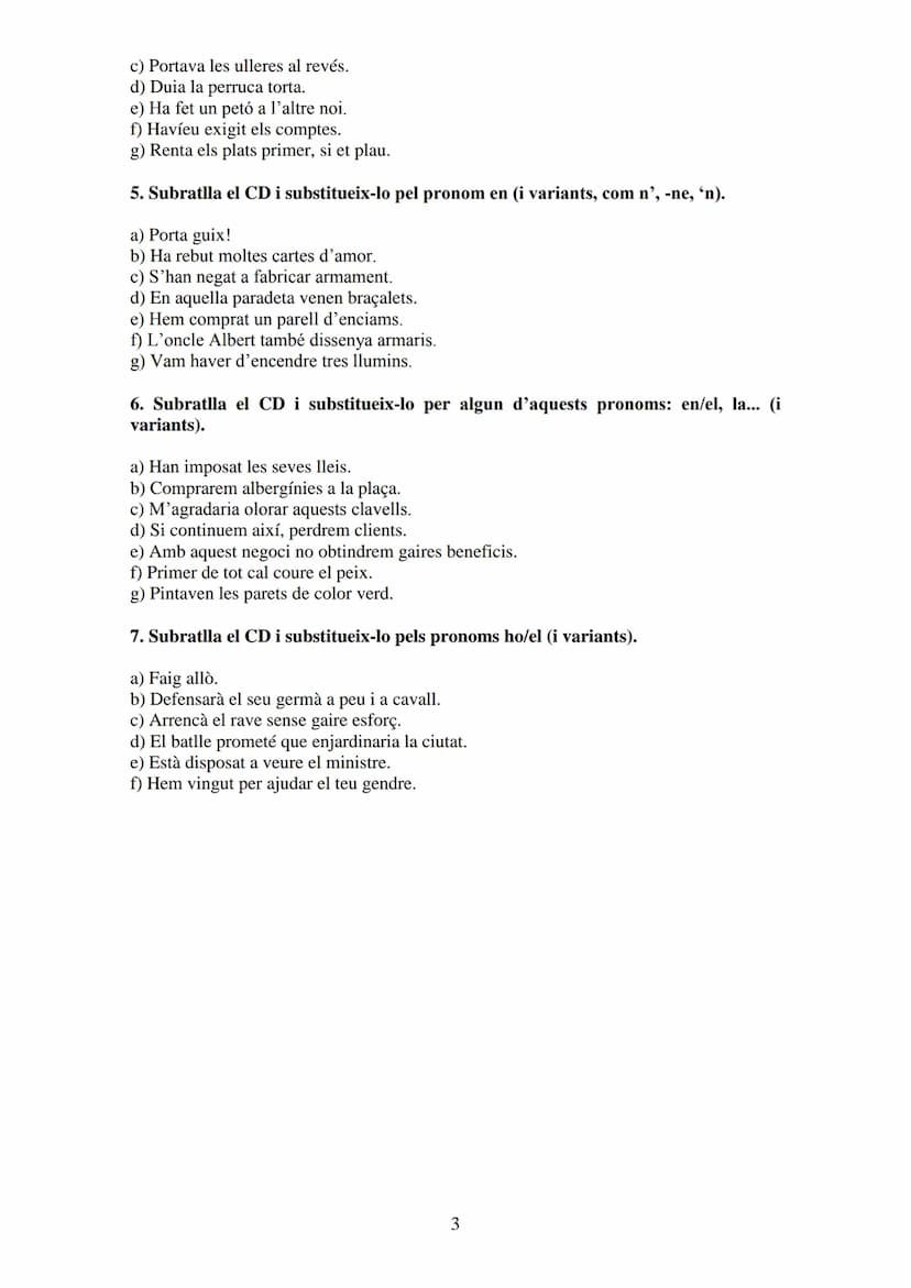 
<p>Un complement directe és transitiva si l'oració conté un CD. Hi ha verbs que sempre exigeixen un CD, com ara tenir, fer, veure, entre al