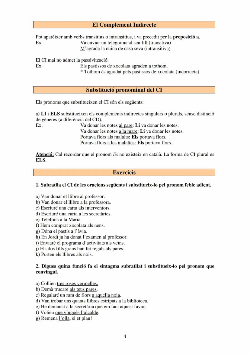 
<p>Un complement directe és transitiva si l'oració conté un CD. Hi ha verbs que sempre exigeixen un CD, com ara tenir, fer, veure, entre al