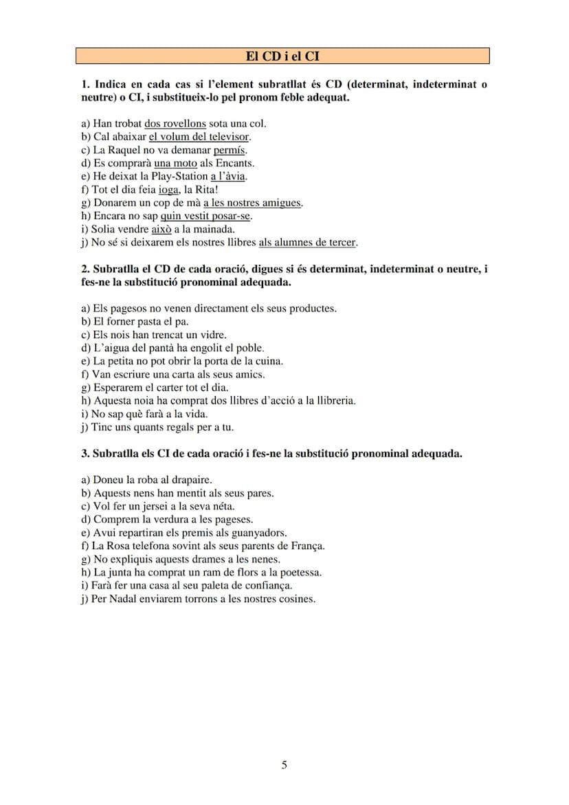 
<p>Un complement directe és transitiva si l'oració conté un CD. Hi ha verbs que sempre exigeixen un CD, com ara tenir, fer, veure, entre al