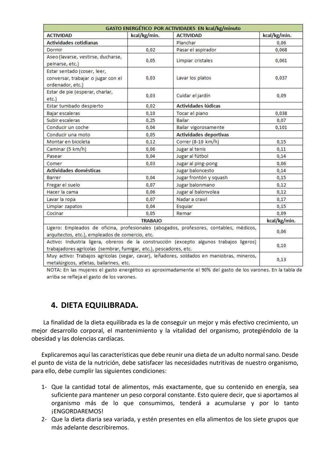 3.- METABOLISMO.
Entendemos por metabolismo el conjunto de reacciones que tienen lugar en los seres vivos para
proporcionar al cuerpo la ene