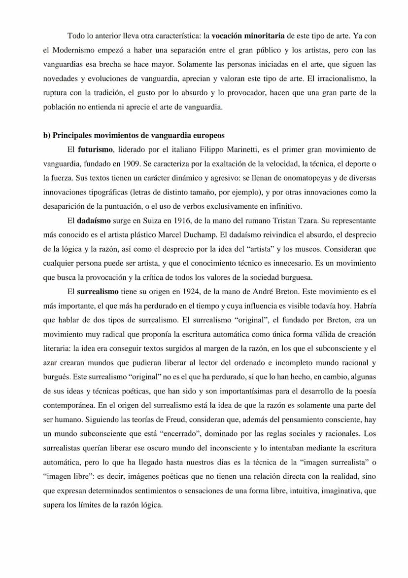TEMA 3. NOVECENTISMO Y VANGUARDIA
1. INTRODUCCIÓN
Las primeras décadas del siglo XX fueron muy complejas estética y políticamente. El
Modern