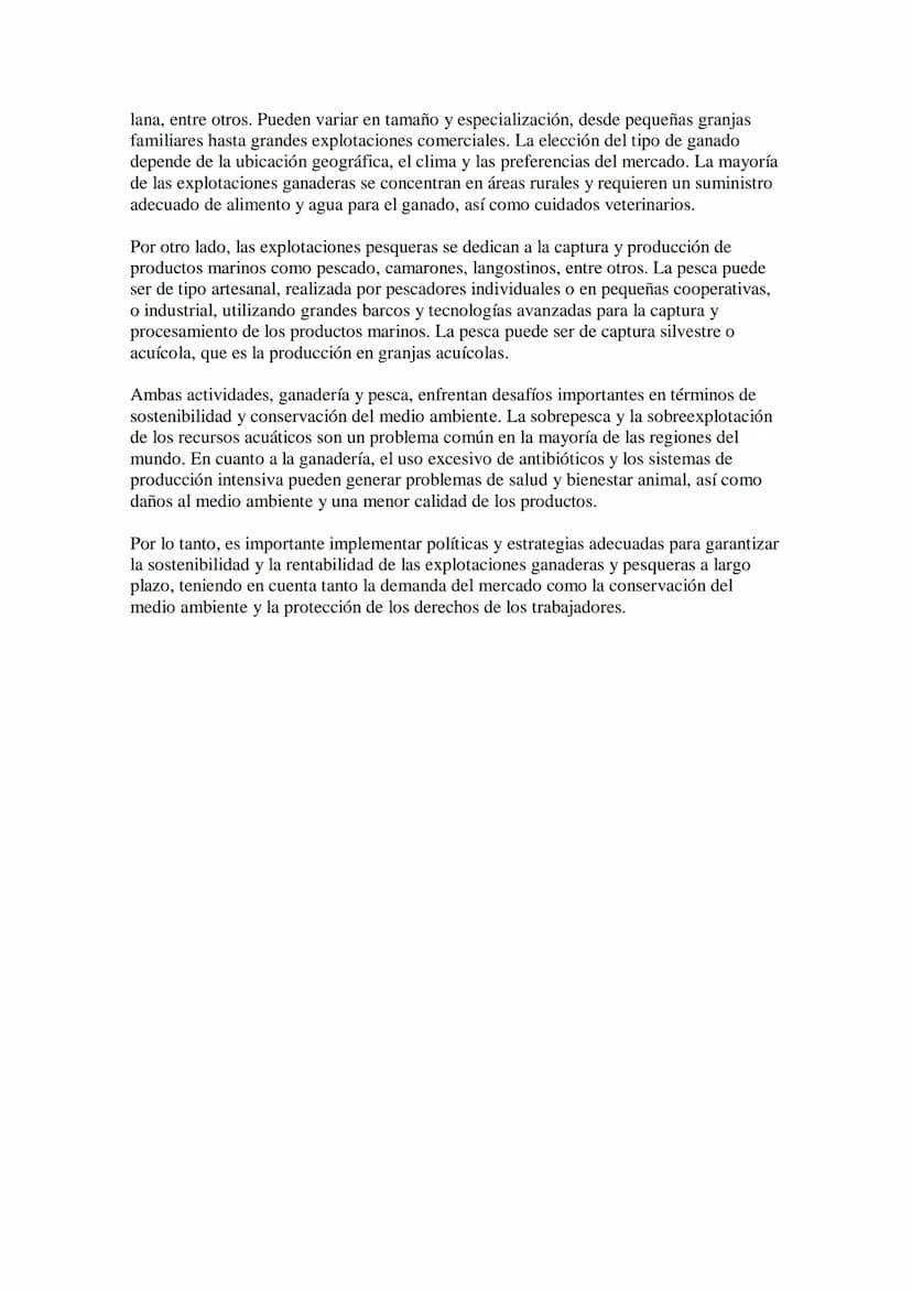 EL SECTOR PRIMARIO
1 sector primario es aquel que se dedica a la extracción o producción de materias primas
a partir de los recursos natural