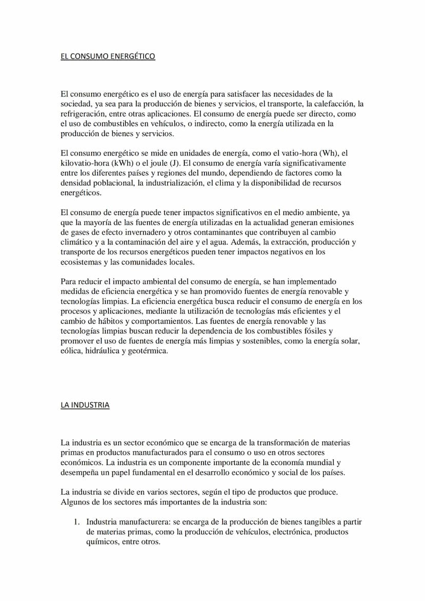 EL SECTOR PRIMARIO
1 sector primario es aquel que se dedica a la extracción o producción de materias primas
a partir de los recursos natural