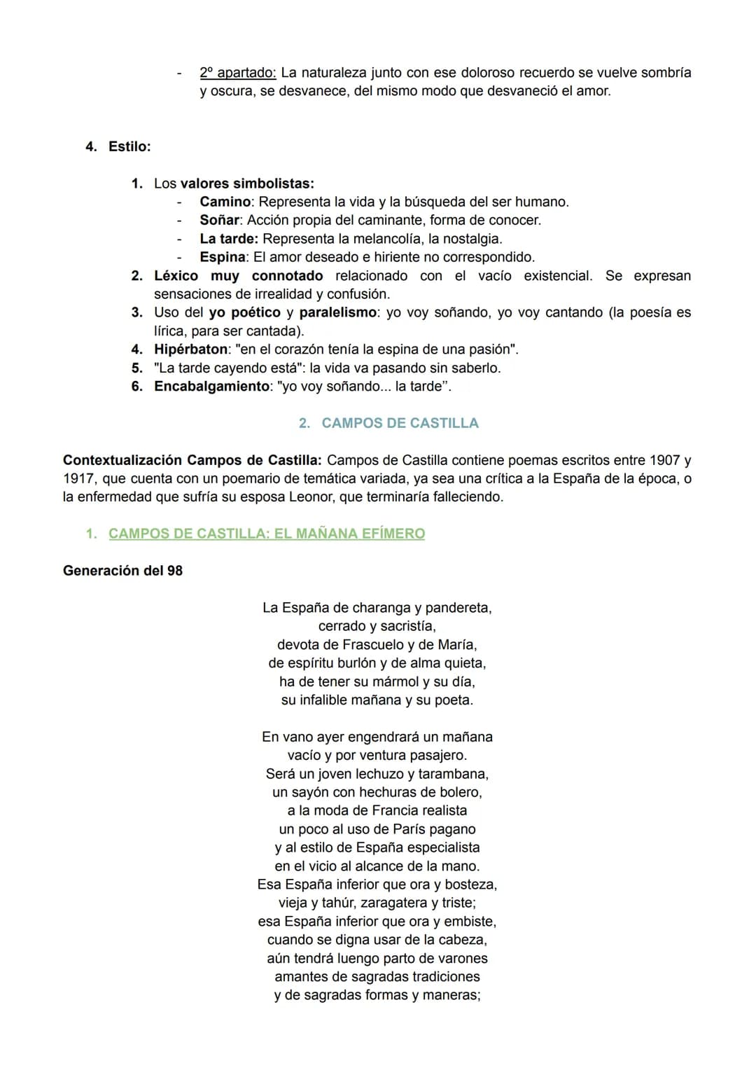 LITERATURA N1 3° EVALUACIÓN: ANTONIO MACHADO
Cuarteta: Estrofa de 4 versos de arte menor donde riman primero con tercero y segundo con cuart