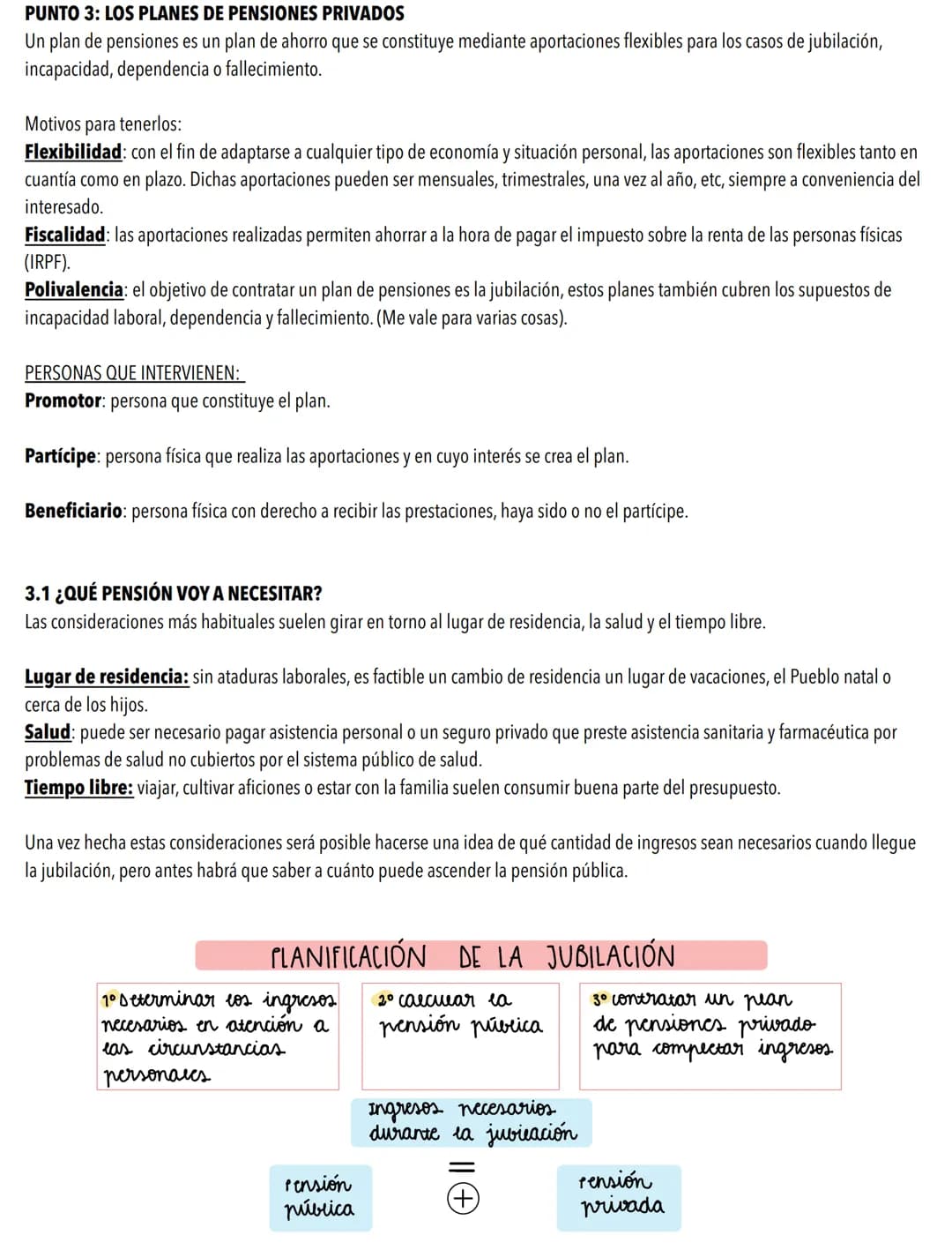 TEMA 5: PLANIFICACIÓN FINANCIERA
PUNTO 1: EL AHORRO
AHORRO: parte de los ingresos que no consumo ahora. Se consume en el futuro con los ingr