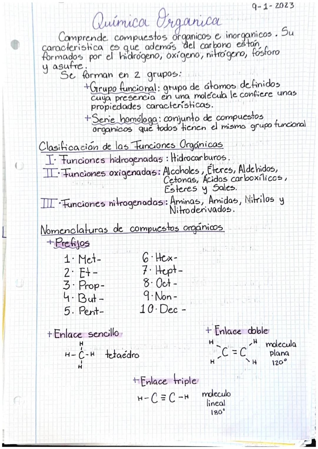 Formulación Orgánica 