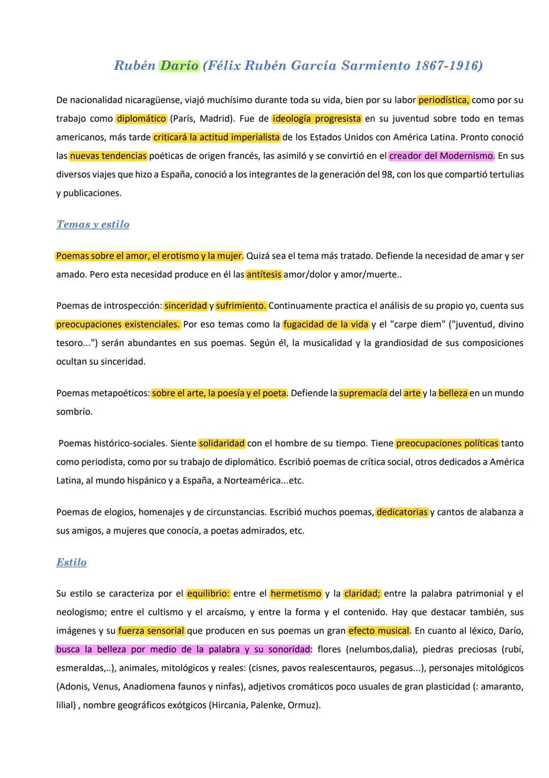 LITERATURA
UNIVERSAL
2º BACHILLERATO INTERNACIONAL
2022/2023 TEMA 1
LA POESÍA A PRINCIPIOS DEL SIGLO XX: MODERNISMO Y
MACHADO...
Modernismo.