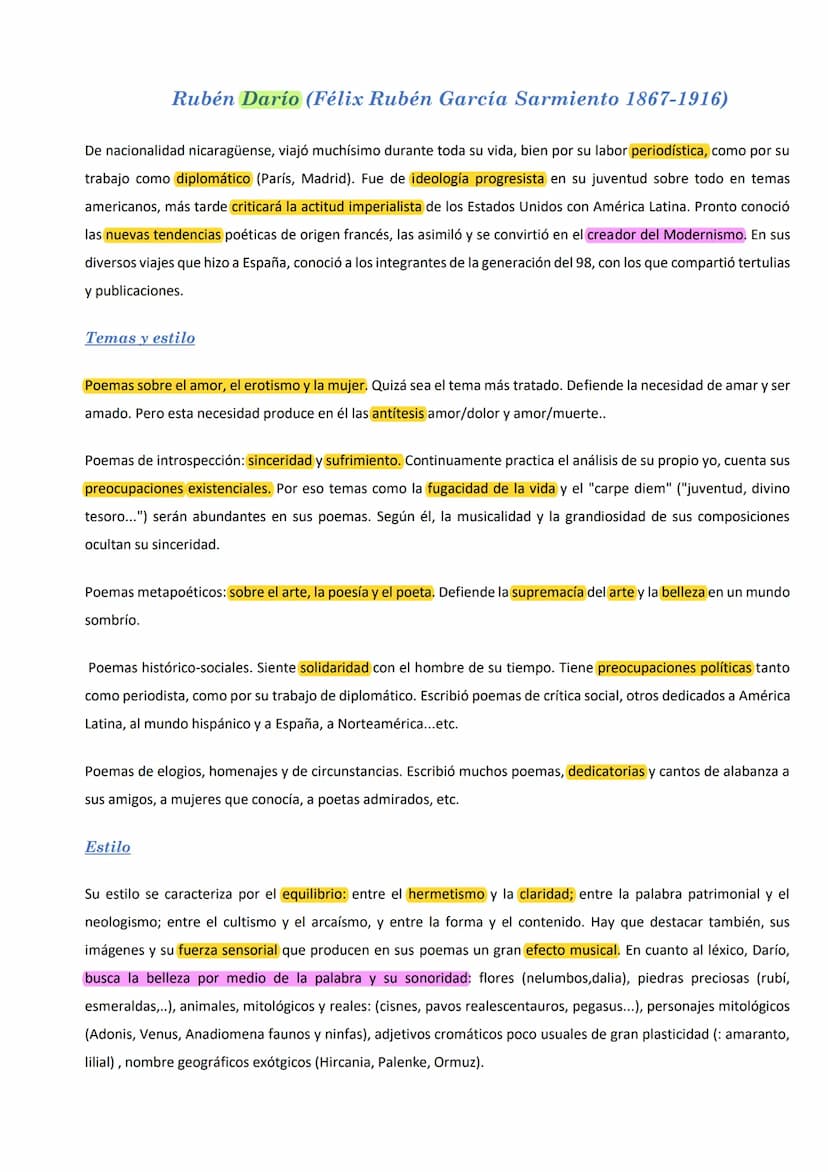LITERATURA
UNIVERSAL
2º BACHILLERATO INTERNACIONAL
2022/2023 TEMA 1
LA POESÍA A PRINCIPIOS DEL SIGLO XX: MODERNISMO Y
MACHADO...
Modernismo.