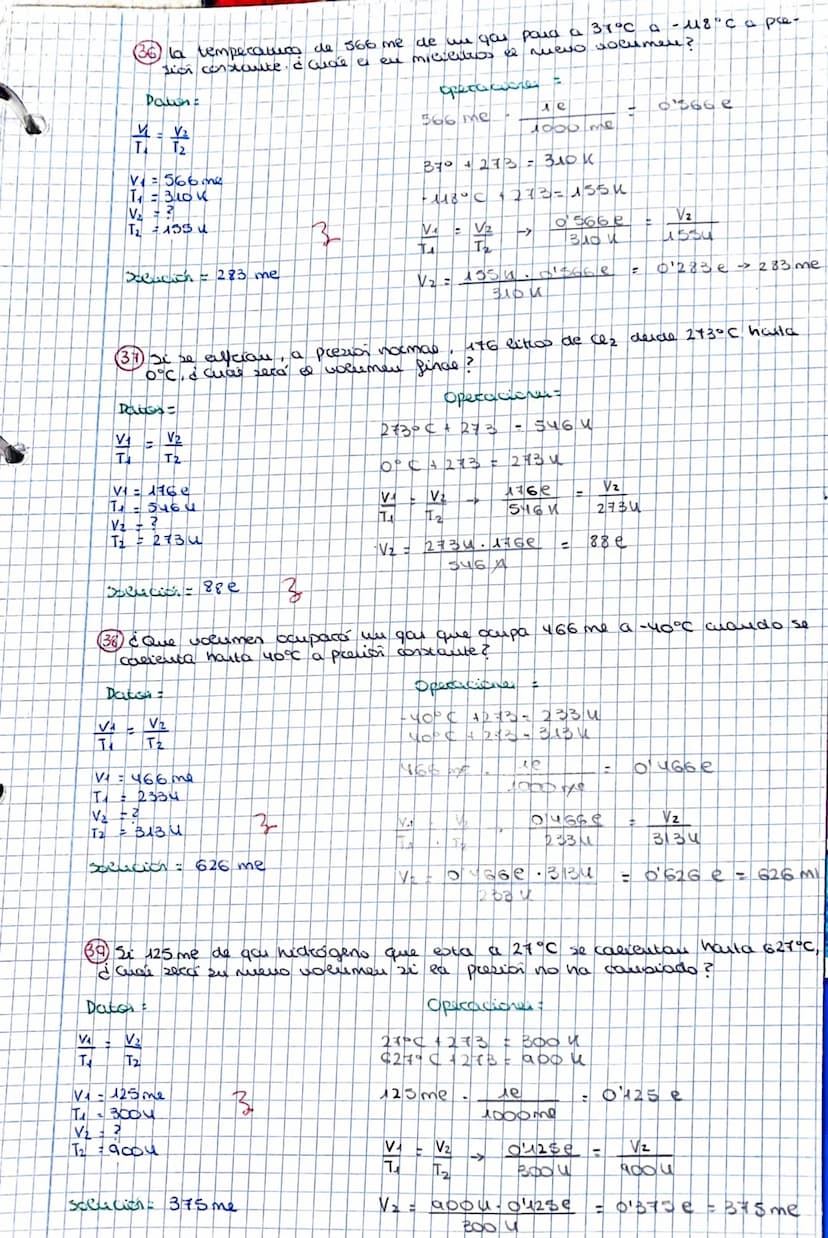 <h3 id="problemasdeleyesdelosgases2eso">Problemas de Leyes de los Gases 2 ESO</h3>
<p>(22) Un recipiente de 2 litros contiene gas hidrógeno 