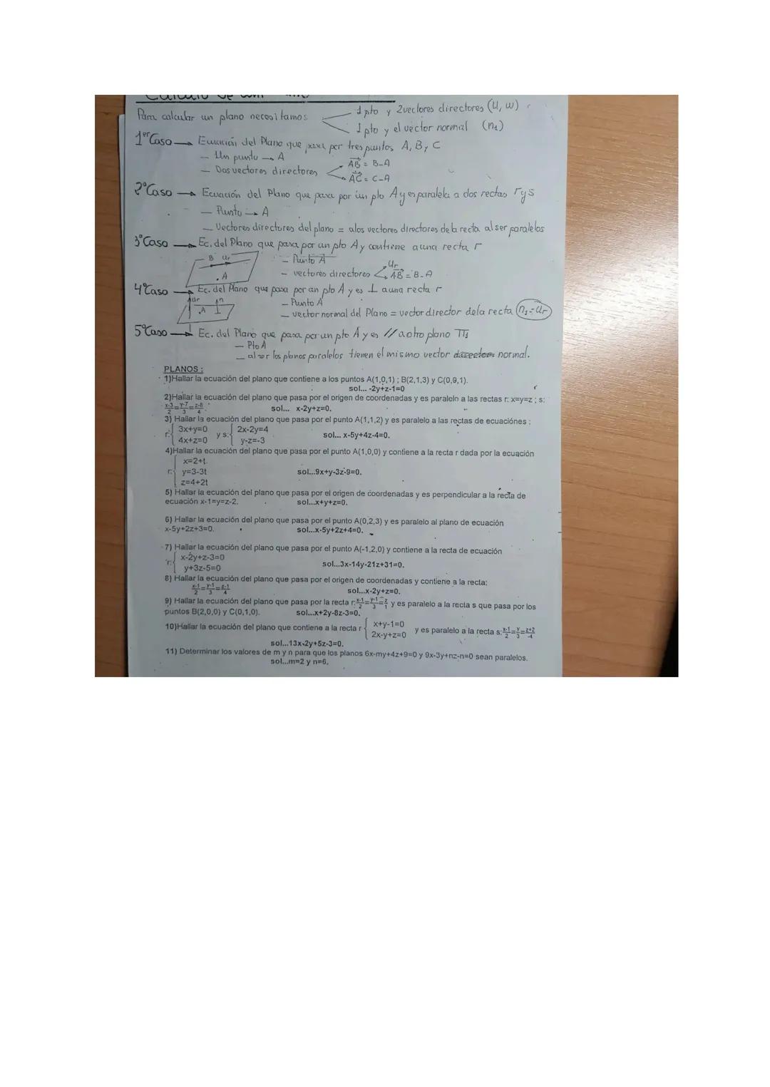 VILLAVERDE
E-mail: alfa10@alfa 10.net
CIO AFÍN EUCLIDEO
EA 10
Heterminados.
ECUACIONES DEL PLANO (R³)
Un plane TT queda definido en el espac