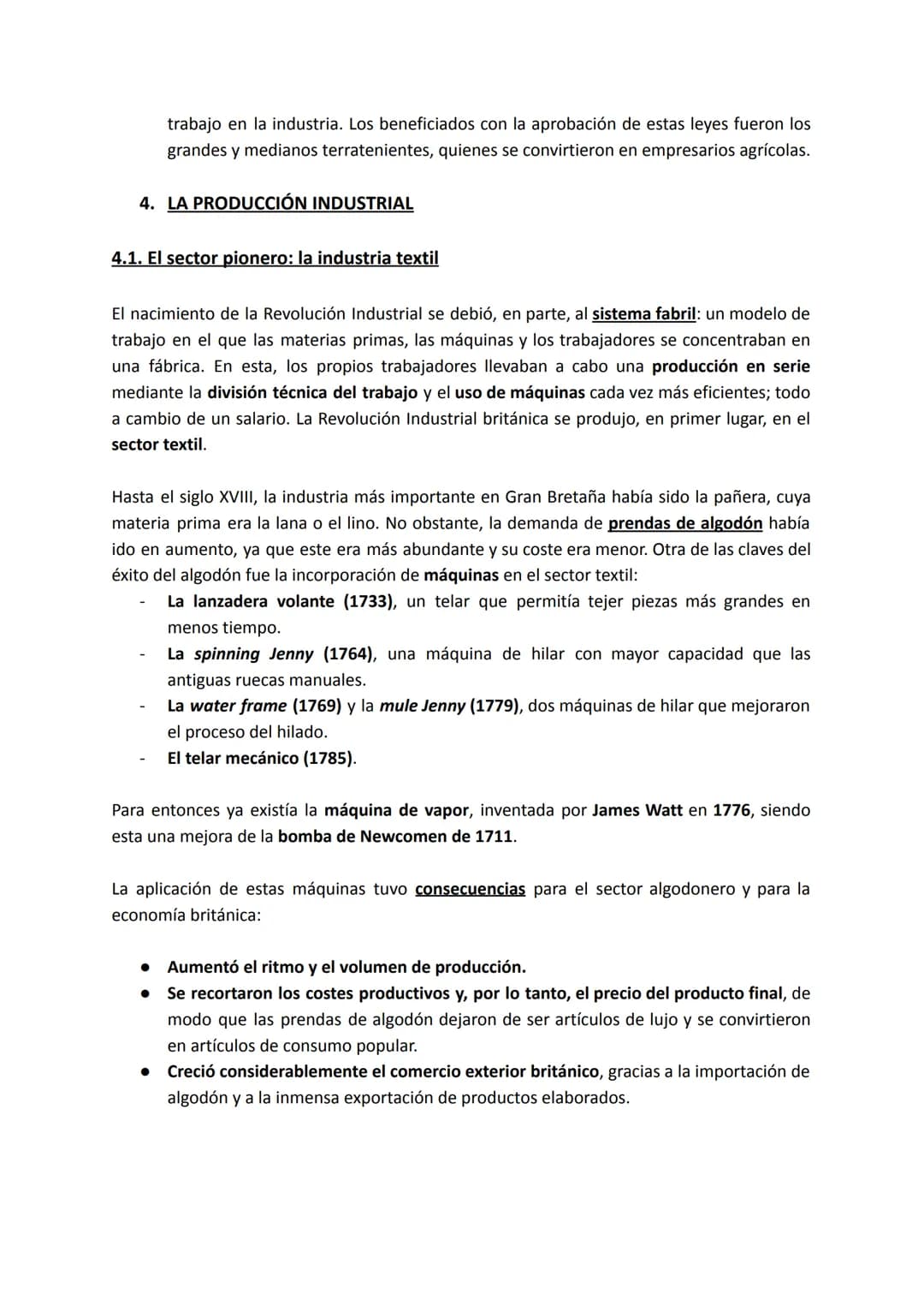 TEMA 3: LA REVOLUCIÓN INDUSTRIAL. LA RESTAURACIÓN
1. CONCEPTO DE REVOLUCIÓN INDUSTRIAL
La Revolución Industrial comenzó a partir de la segun