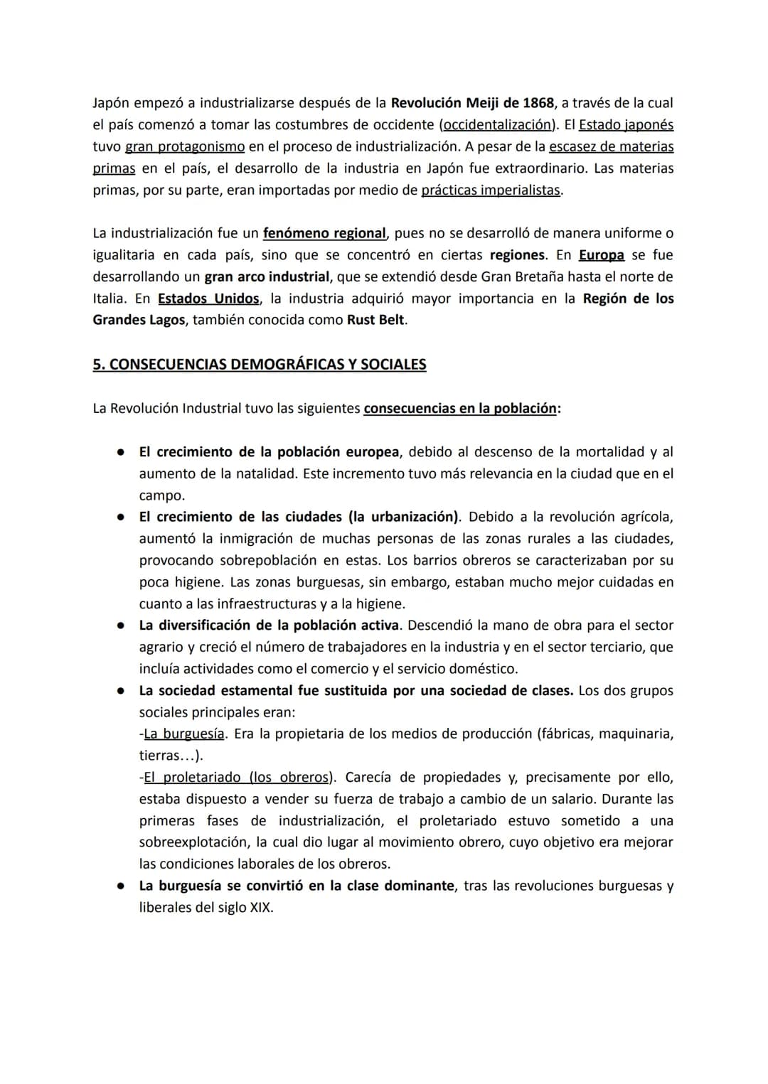 TEMA 3: LA REVOLUCIÓN INDUSTRIAL. LA RESTAURACIÓN
1. CONCEPTO DE REVOLUCIÓN INDUSTRIAL
La Revolución Industrial comenzó a partir de la segun