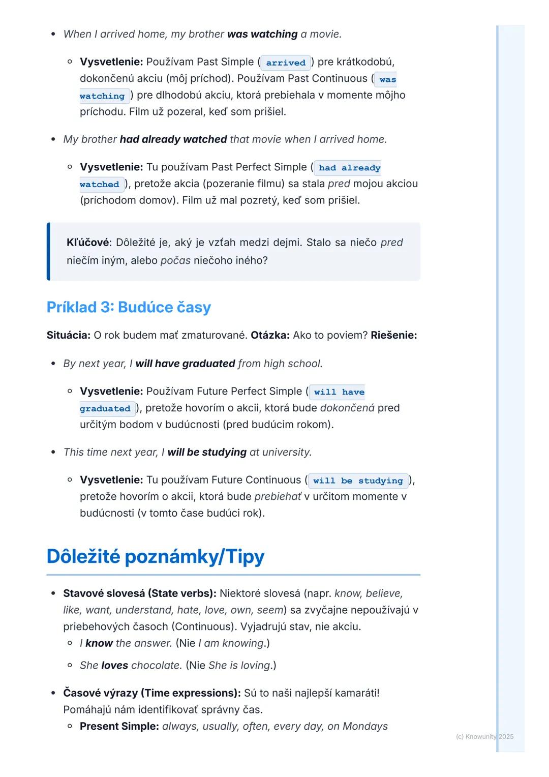 # Časy a ich pokročilé použitie

Prehľad/Úvod

Takže, naša angličtina. Časy sú základ, ale už sme sa učili, že to nie je len o
tom, či sa ni