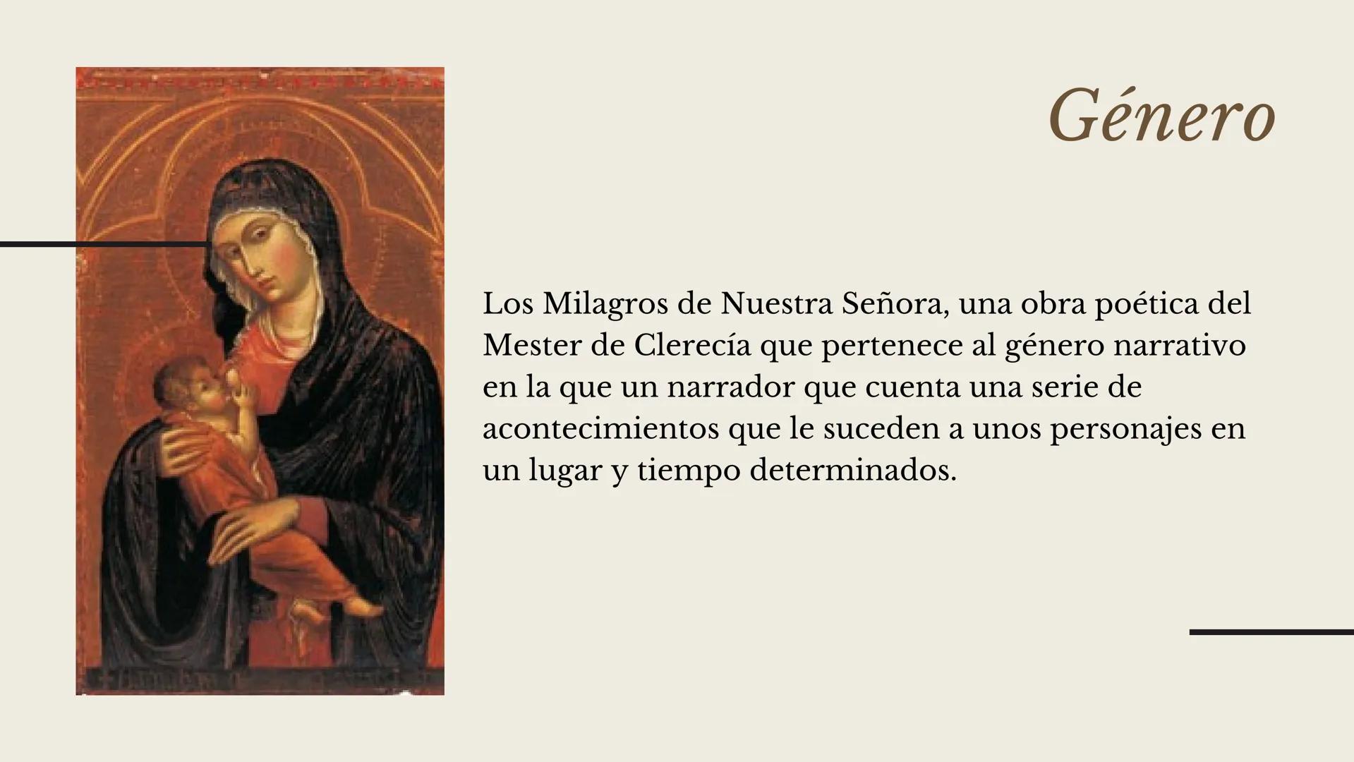 Los milagros de nuestra señora, 
Gonzalo de Berceo

DIEGO GUILLÉN GONZALO DE BERCEO

Nacido en 1196 en Berceo, Logroño fue un escritor y
poe