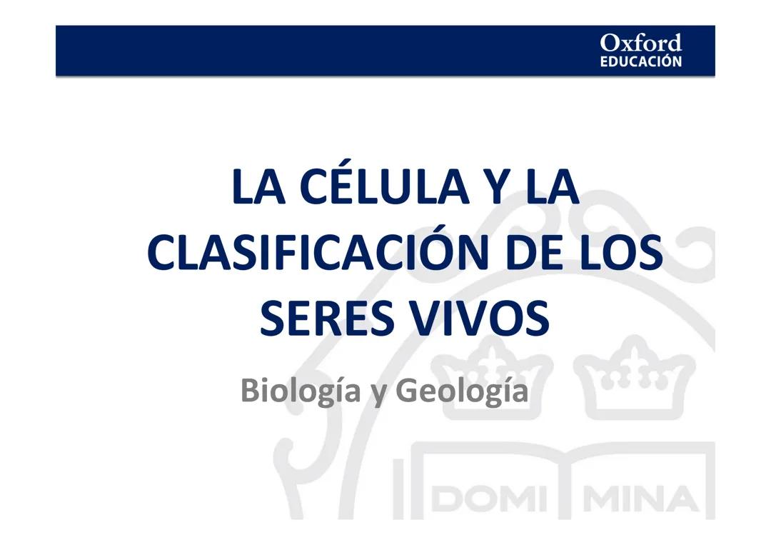 Características de los Seres Vivos