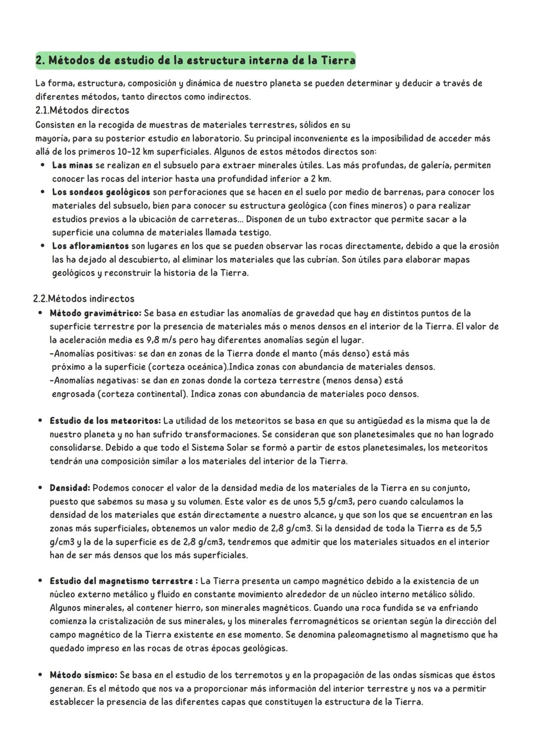 1.La Tierra como un gran sistema. La interacción entre los subsistemas.
Dentro del "sistema Tierra" se consideran cuatro subsistemas, los cu