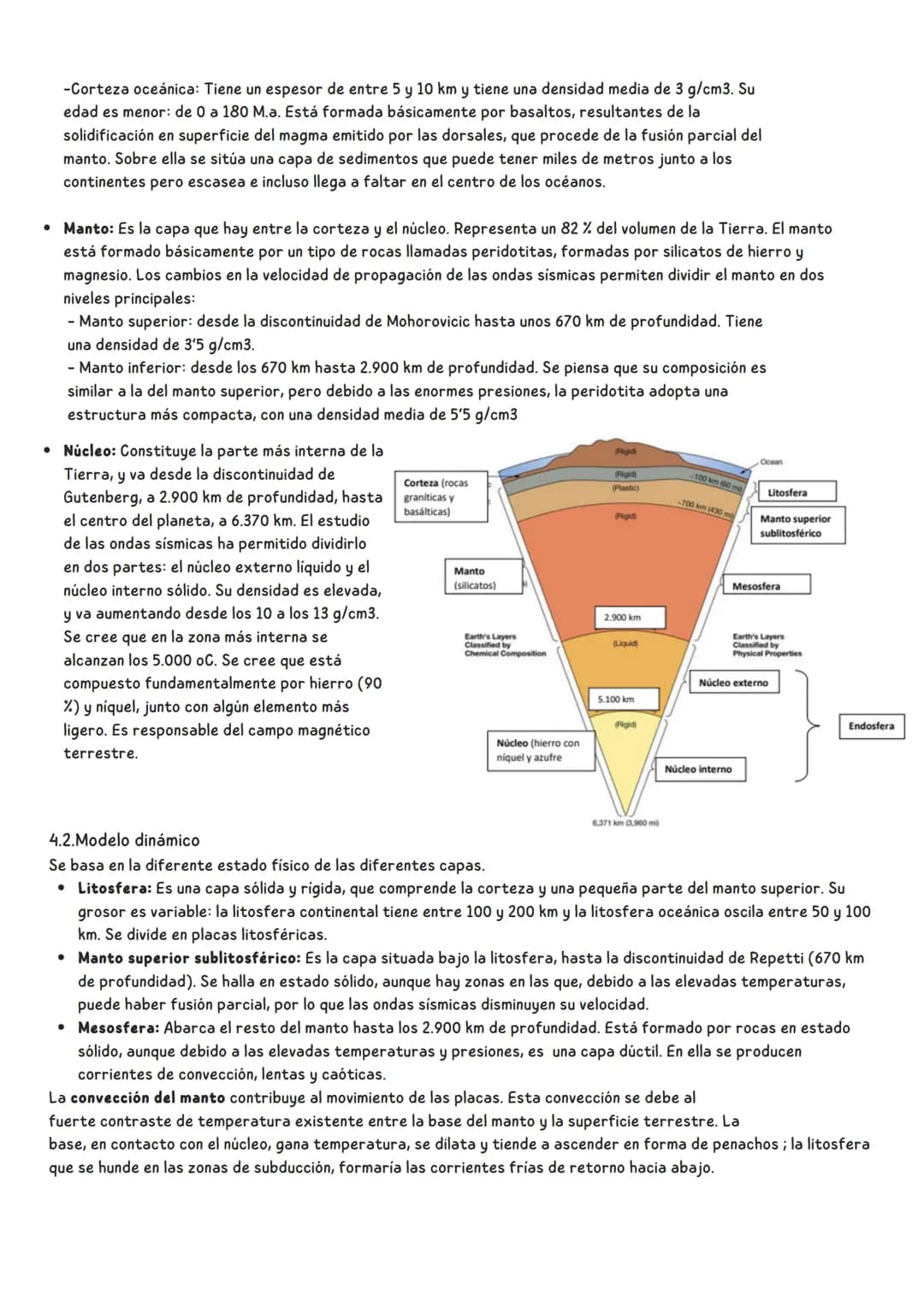 1.La Tierra como un gran sistema. La interacción entre los subsistemas.
Dentro del "sistema Tierra" se consideran cuatro subsistemas, los cu