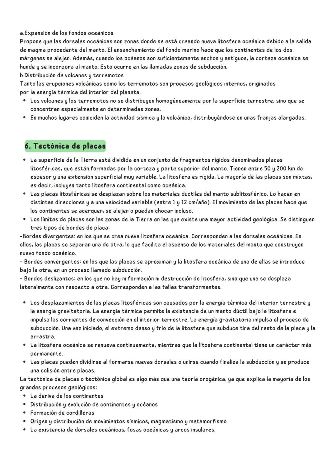 1.La Tierra como un gran sistema. La interacción entre los subsistemas.
Dentro del "sistema Tierra" se consideran cuatro subsistemas, los cu