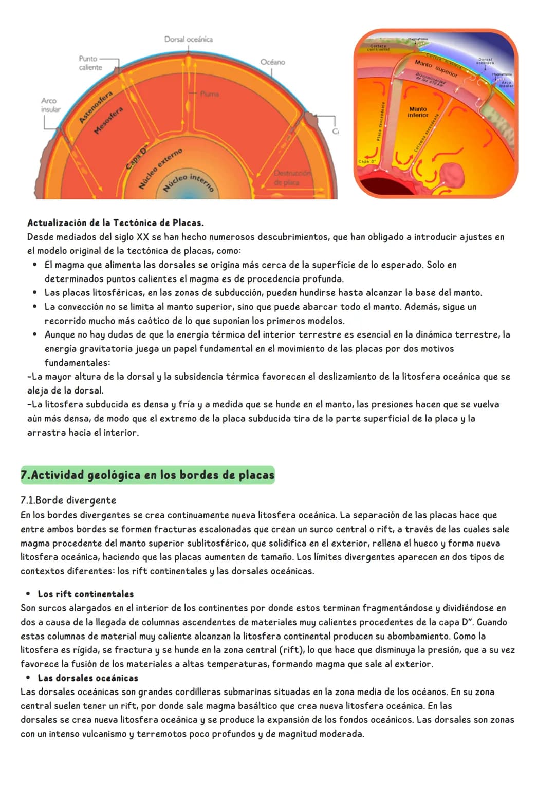 1.La Tierra como un gran sistema. La interacción entre los subsistemas.
Dentro del "sistema Tierra" se consideran cuatro subsistemas, los cu