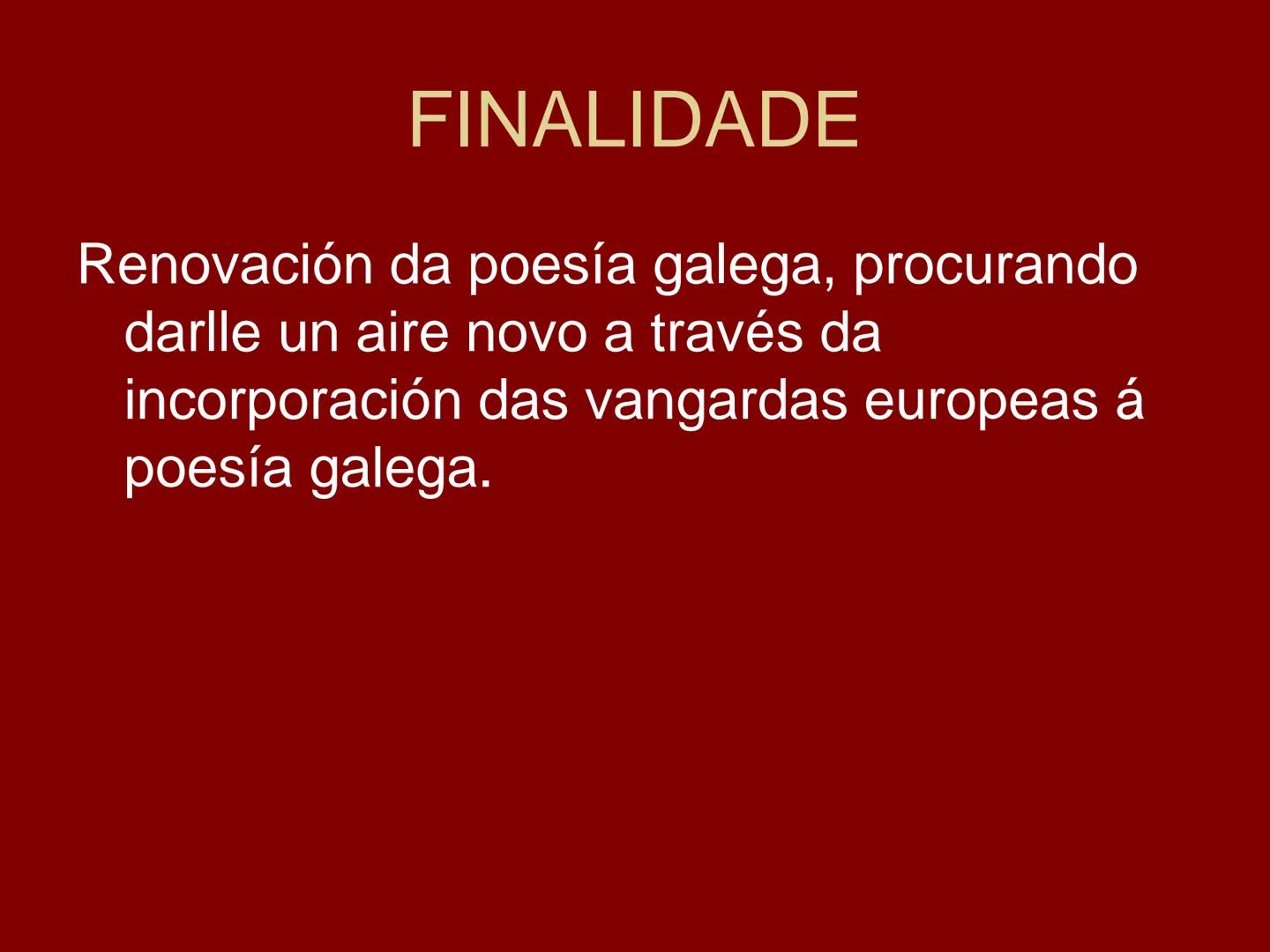 # AS VANGARDAS

“Nós tencionamos tan só facer unha
protesta forte, densa e implacable
contra os vellos..."

Manuel Antonio. # FINALIDADE

Re
