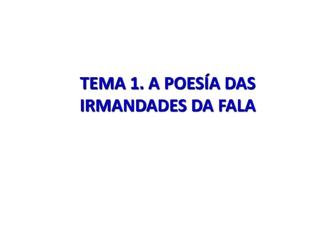 Discovering the Story of the Irmandades da Fala