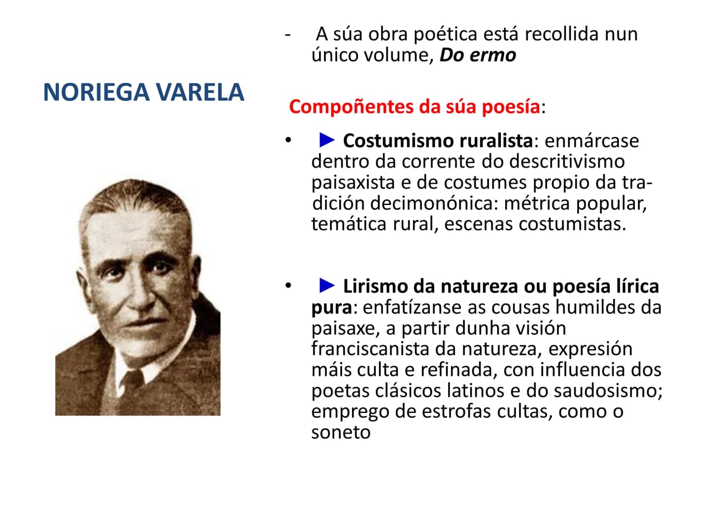TEMA 1. A POESÍA DAS
IRMANDADES DA FALA A ÉPOCA DAS IRMANDADES. Contexto histórico
O inicio do século XX vén marcado por unha serie de impor