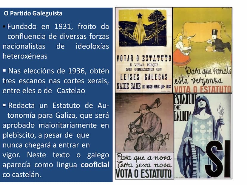 TEMA 1. A POESÍA DAS
IRMANDADES DA FALA A ÉPOCA DAS IRMANDADES. Contexto histórico
O inicio do século XX vén marcado por unha serie de impor