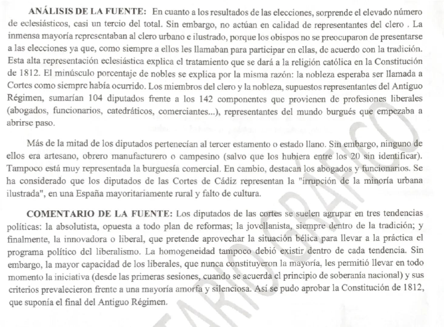 PAUTAS PARA REALIZAR UN COMENTARIO DE TEXTO HISTÓRICO.
Un texto histórico es un documento escrito que puede proporcionarnos, tras su interpr