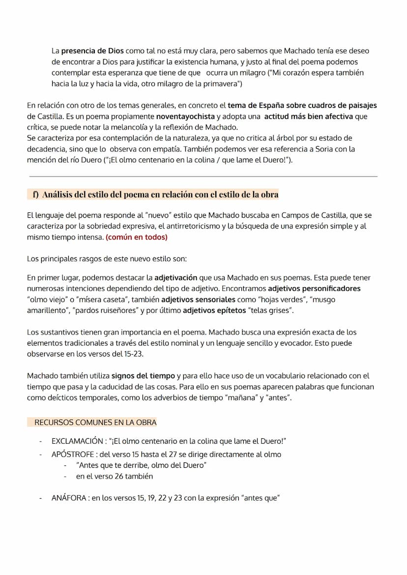 CXV-A UN OLMO VIEJO
a) Contextualización del poema en el movimiento al que pertenece el autor y su obra
Este poema fue escrito por Antonio M