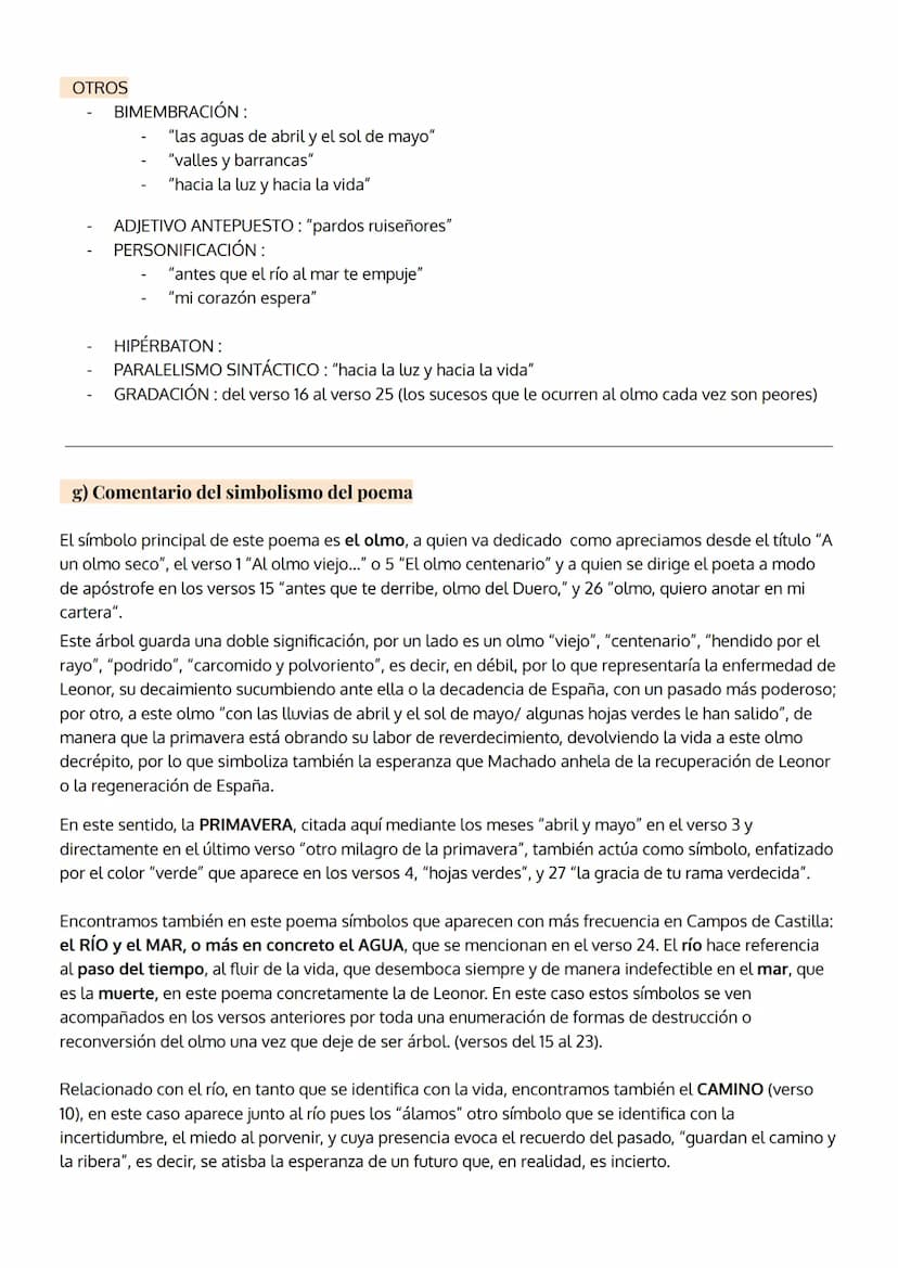 CXV-A UN OLMO VIEJO
a) Contextualización del poema en el movimiento al que pertenece el autor y su obra
Este poema fue escrito por Antonio M