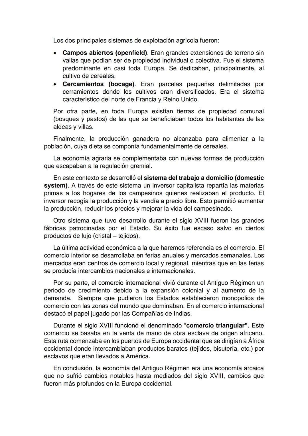 UNIDAD 1
EL ANTIGUO RÉGIMEN
Habitualmente se denomina Antiguo Régimen al sistema económico,
político y social existente en Europa desde el s