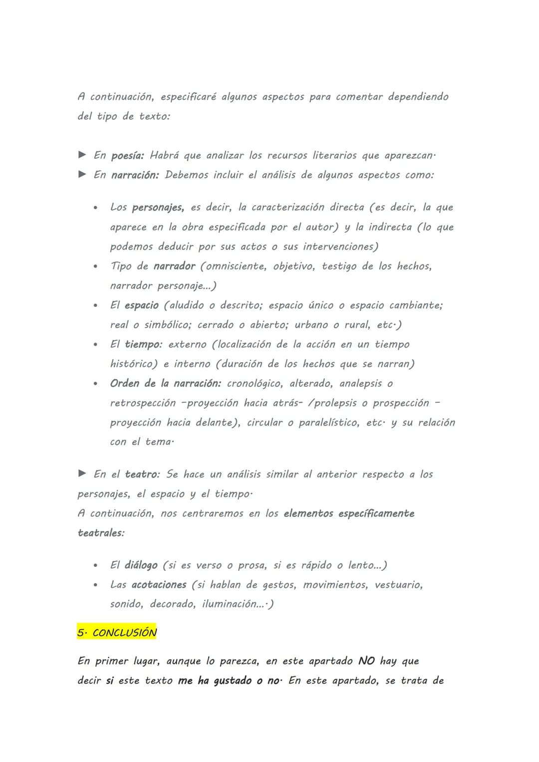 O. LECTURA ATENTA DEL TEXTO
Hay que leer el texto las veces que hagan falta para poder entenderlo a
la perfección.
Es importante tener a man