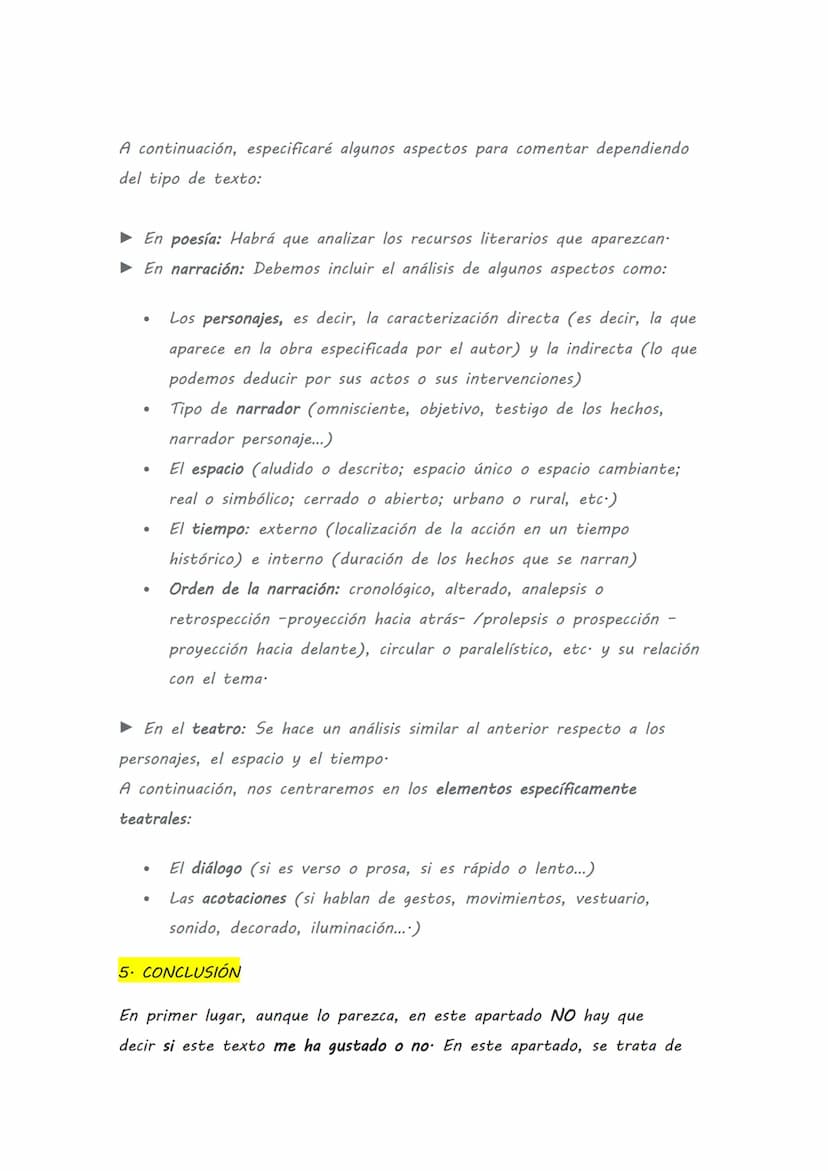 O. LECTURA ATENTA DEL TEXTO
Hay que leer el texto las veces que hagan falta para poder entenderlo a
la perfección.
Es importante tener a man