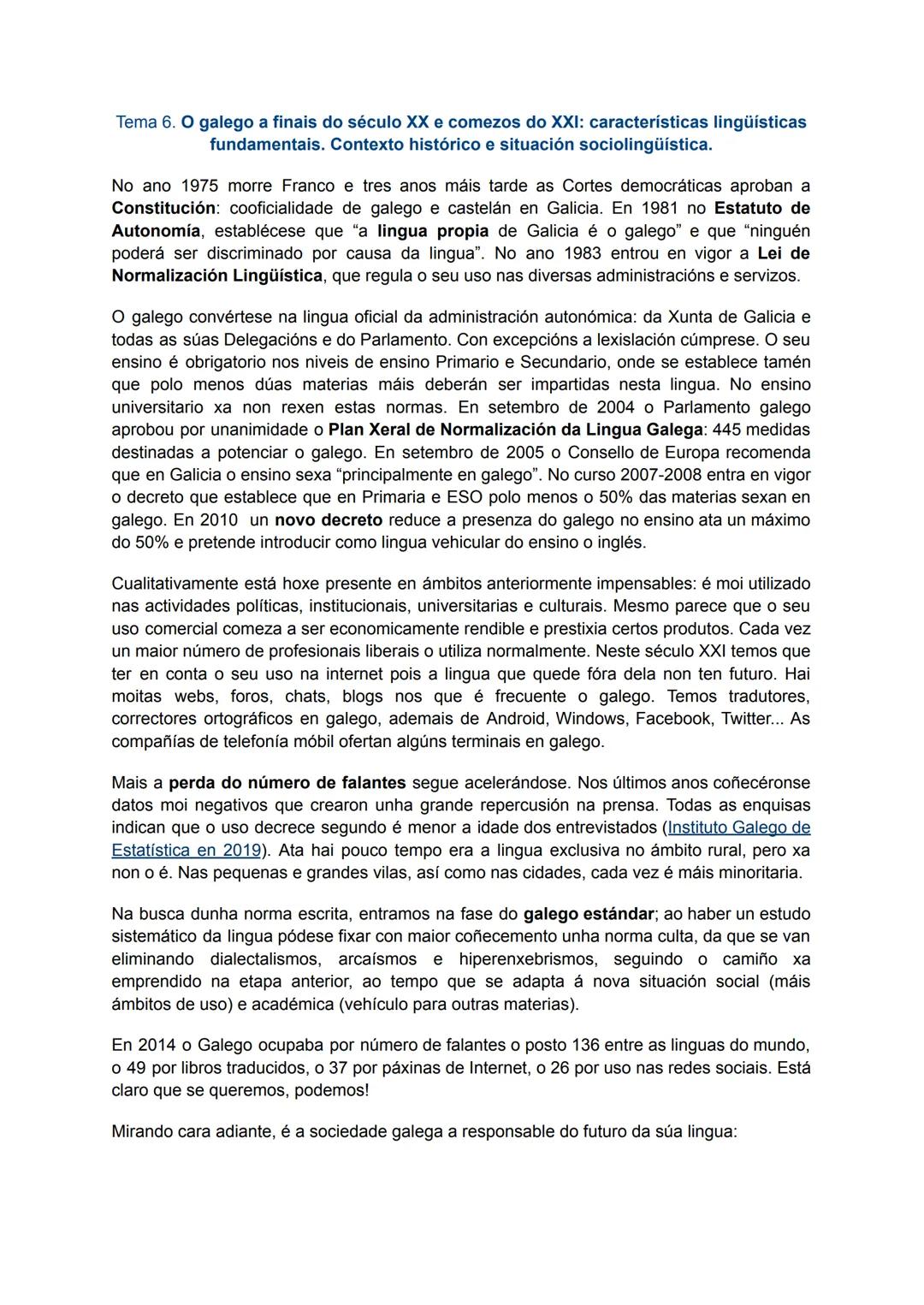 # Tema 1. Estereotipos e prexuízos lingüísticos: a súa repercusión nos usos.

A función esencial dunha lingua é a de servir como medio de co