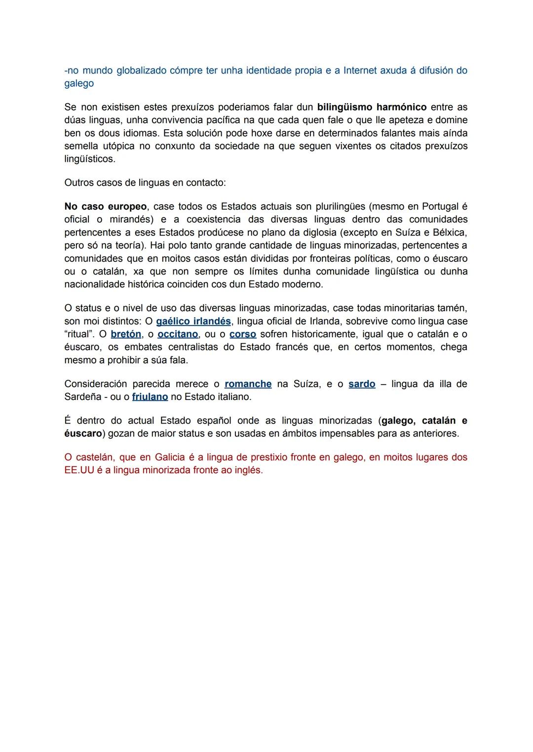 # Tema 1. Estereotipos e prexuízos lingüísticos: a súa repercusión nos usos.

A función esencial dunha lingua é a de servir como medio de co