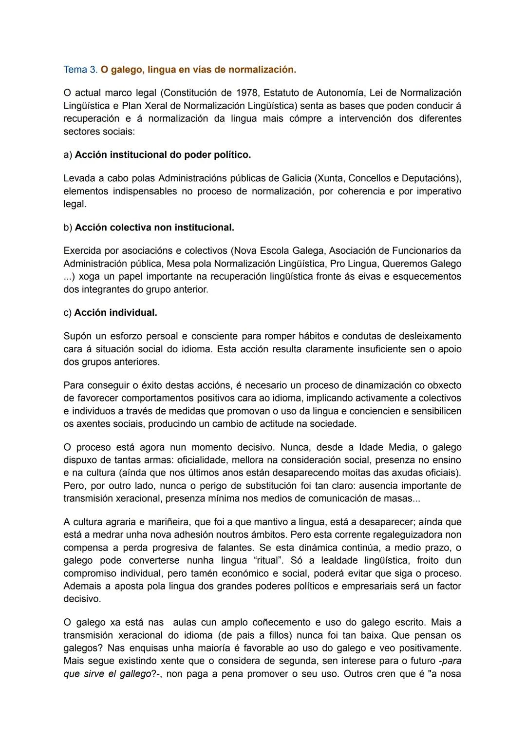 # Tema 1. Estereotipos e prexuízos lingüísticos: a súa repercusión nos usos.

A función esencial dunha lingua é a de servir como medio de co