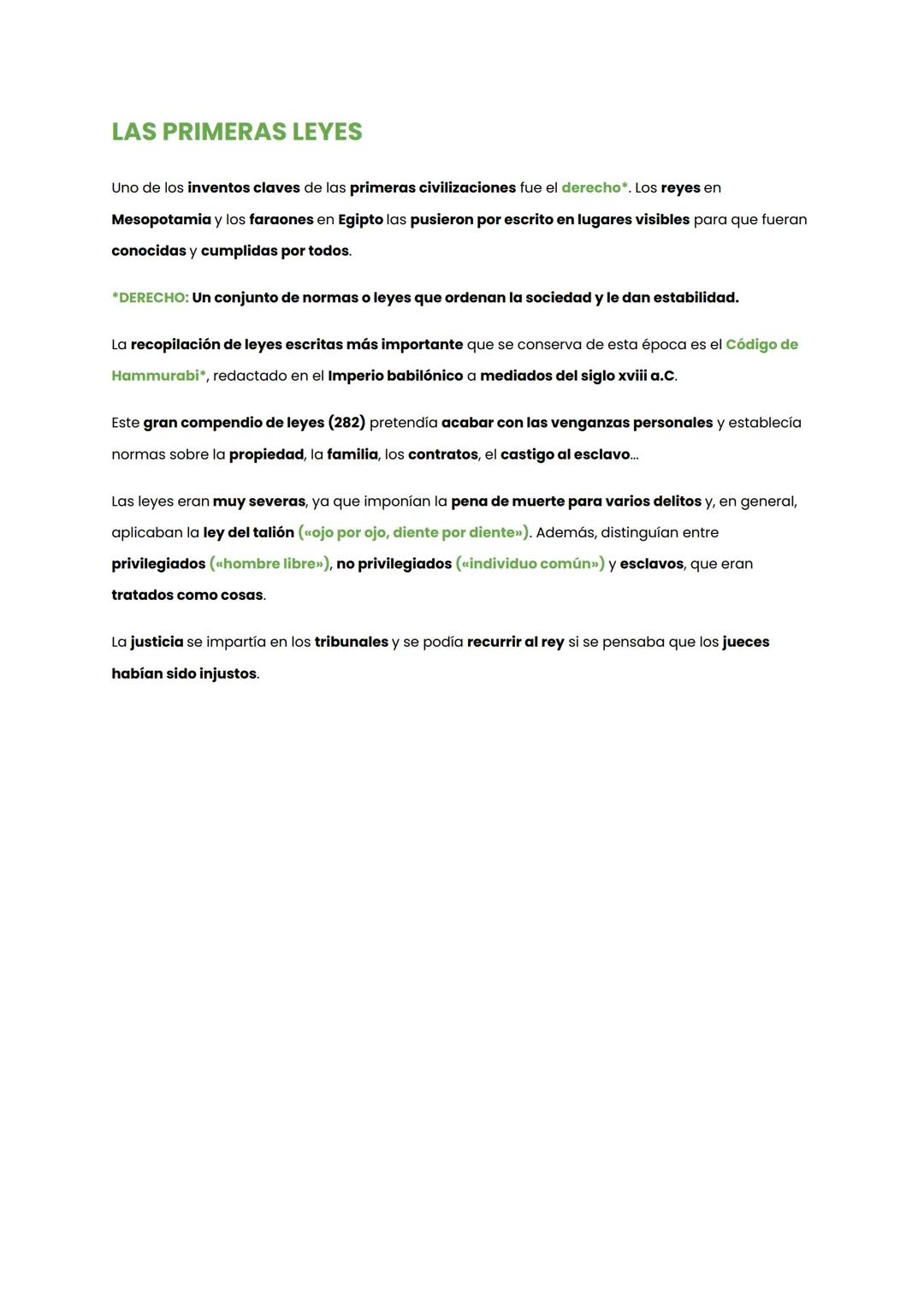 MESOPOTAMIA Y EGIPTO:
LAS CIVILIZACIONES FLUVIALES
En el IV milenio a.C., los avances tecnológicos permitieron a las poblaciones que vivían 