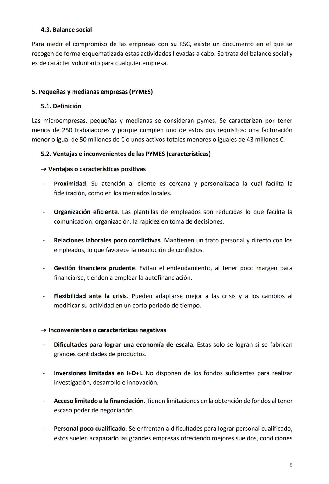 1.
La empresa: elementos, funcionamiento y objetivos
La empresa es un agente económico responsable de producir bienes y servicios que se
con