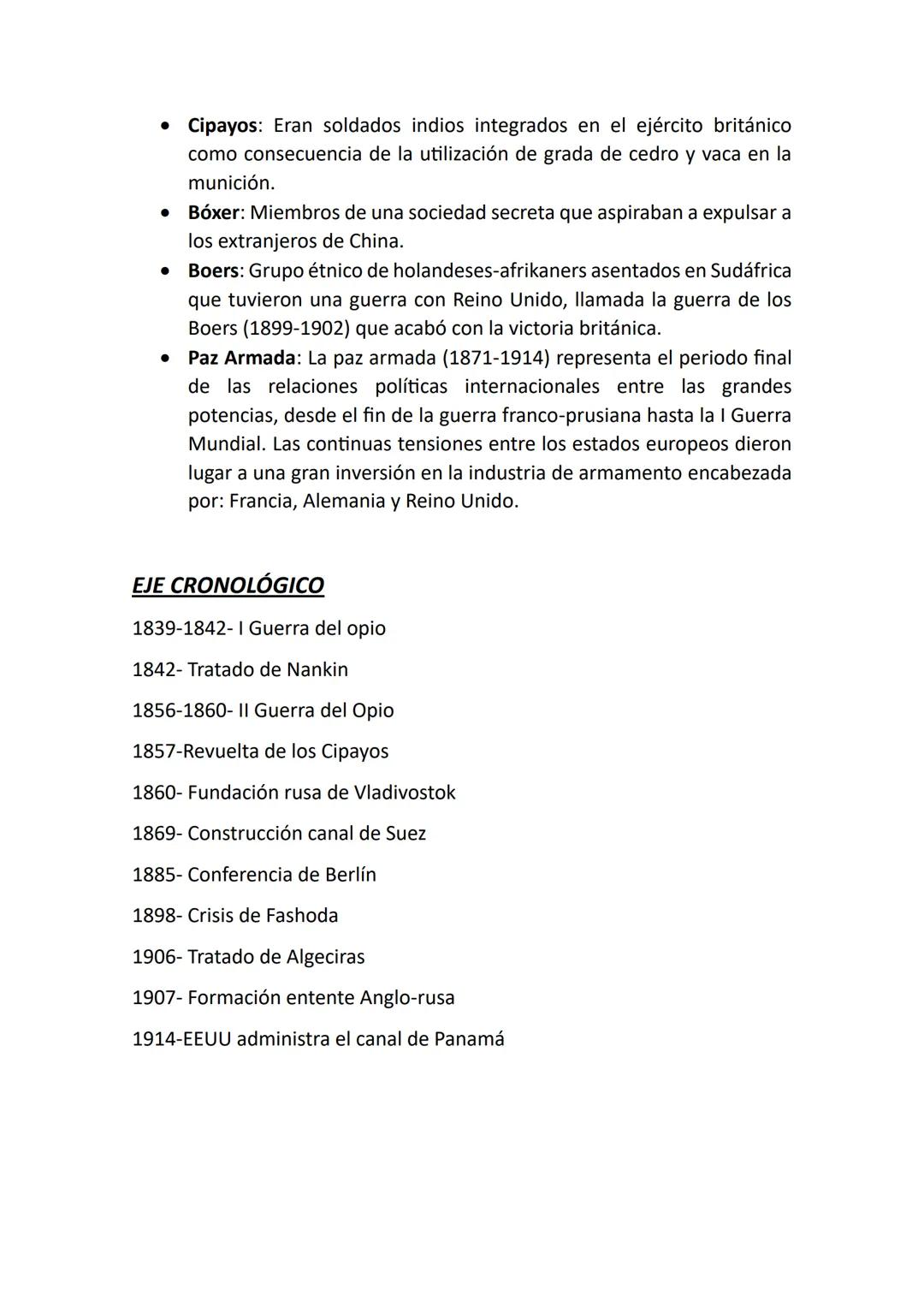 Tema 4: La dominación europea del mundo
(1870-1914)
CONCEPTOS:
• Colonialismo/Imperialismo: El concepto de colonialismo, hace
referencia a c