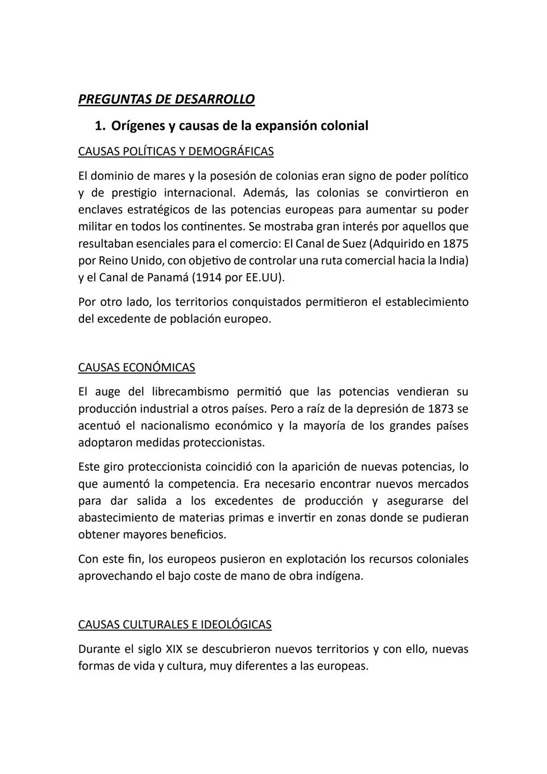 Tema 4: La dominación europea del mundo
(1870-1914)
CONCEPTOS:
• Colonialismo/Imperialismo: El concepto de colonialismo, hace
referencia a c