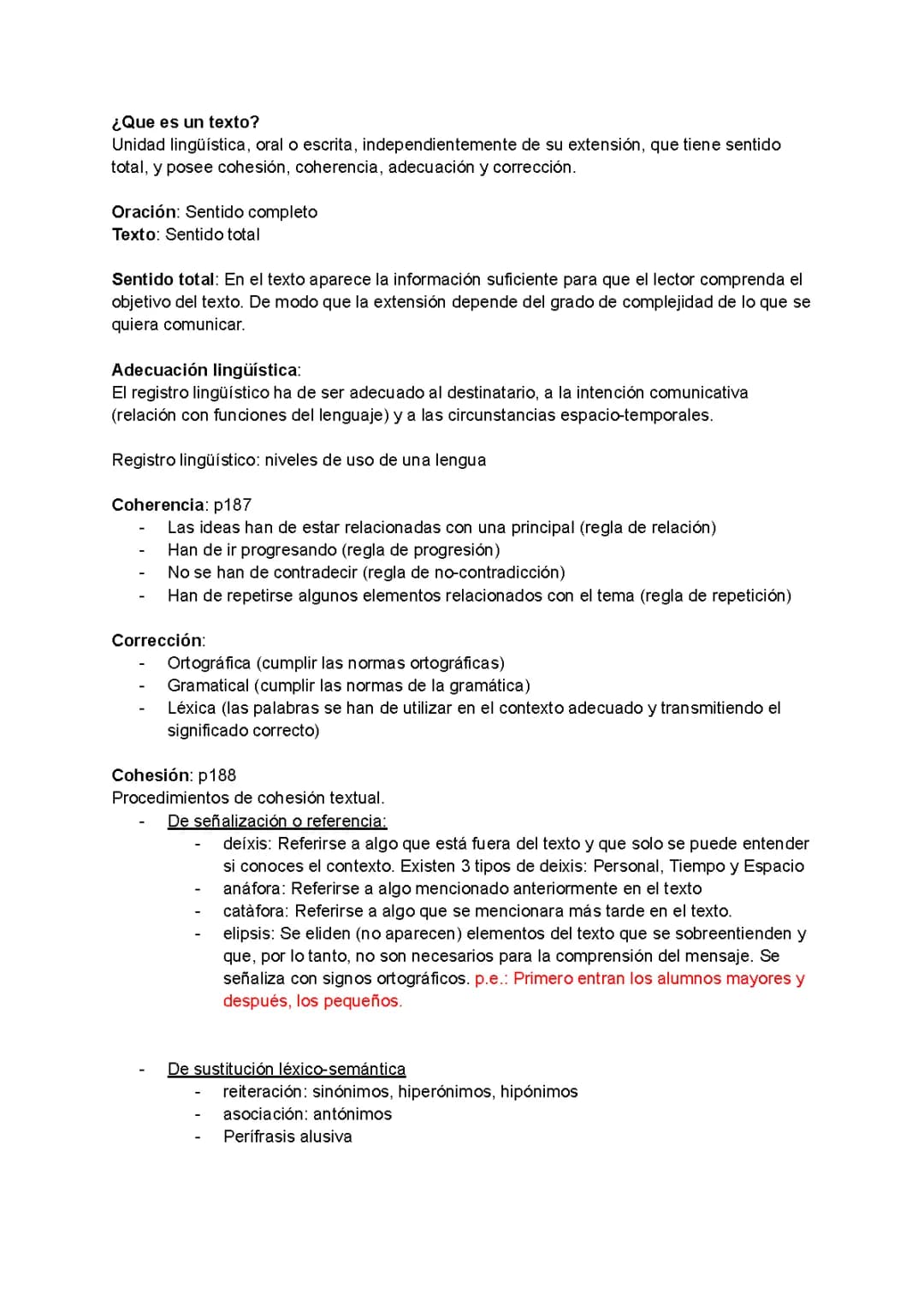 Castellano selectividad
