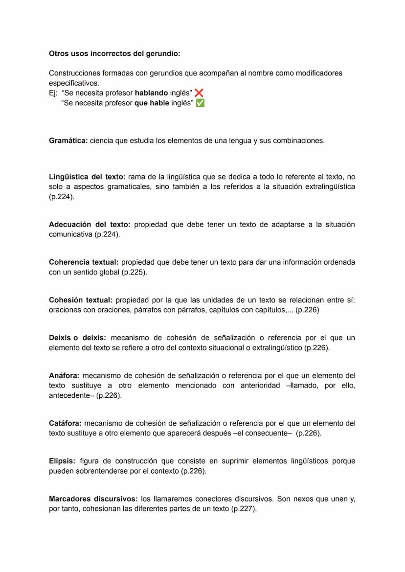 ¿Que es un texto?
Unidad lingüística, oral o escrita, independientemente de su extensión, que tiene sentido
total, y posee cohesión, coheren