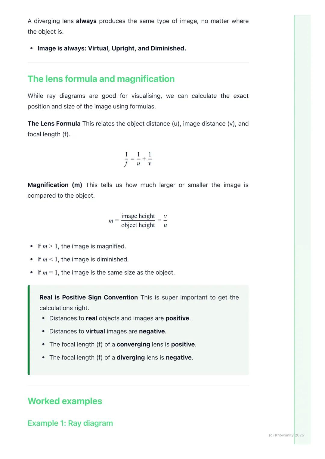 # Lenses

Introduction to lenses

Lenses are curved pieces of transparent material (like glass or plastic) that
refract light. Refraction is