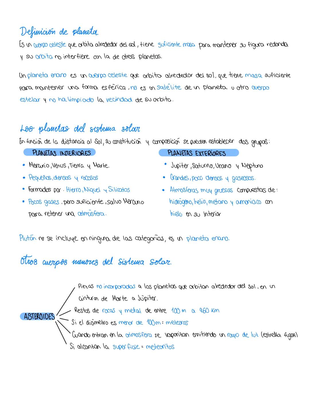 LA TIERRA EN EL ESPACIO
Según la Teoria del Big-Bang, al principio no habia espacio ni tiempo y las leyes de la física que
conocemos no podí