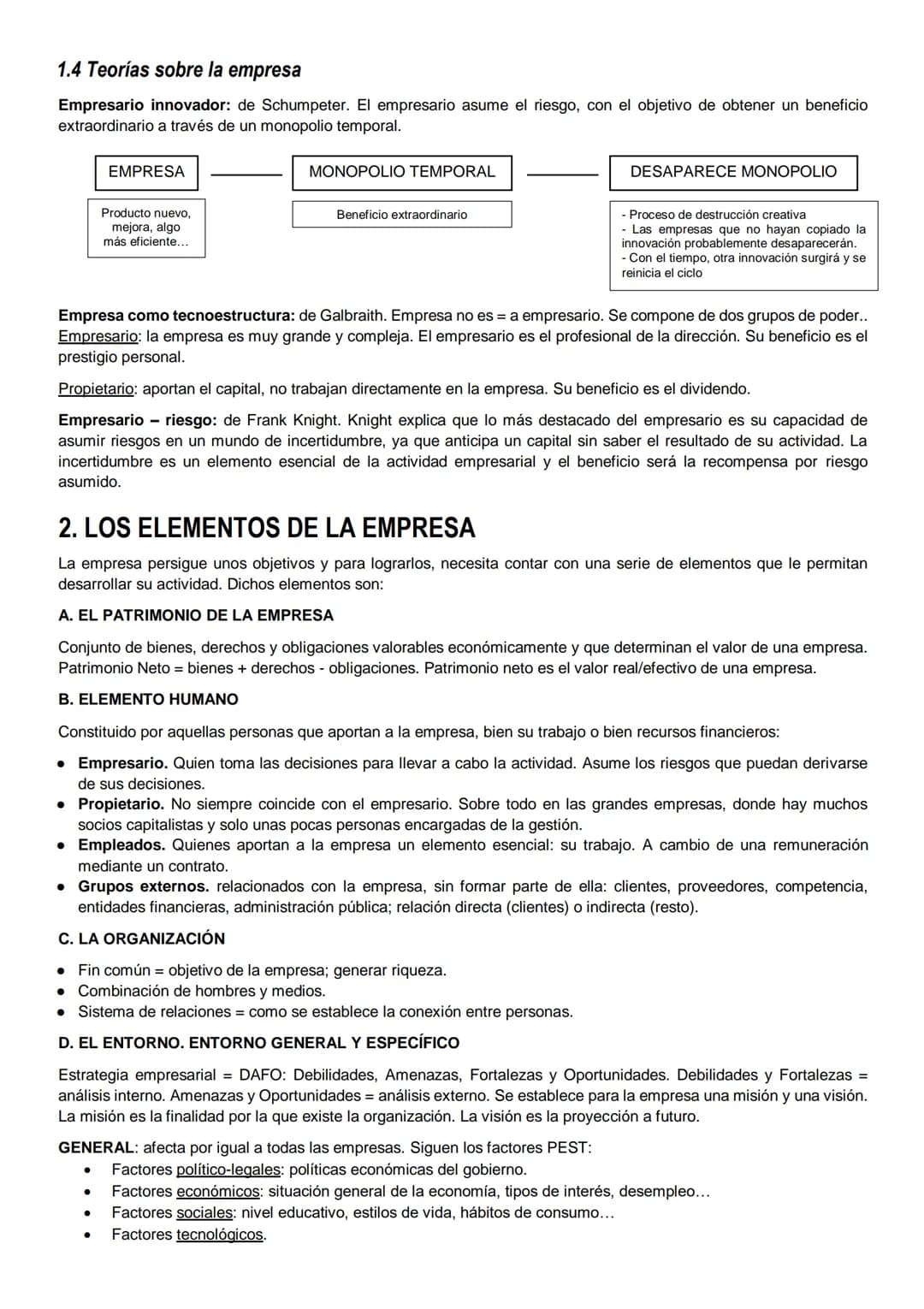 
<h2 id="unidad1introduccinalaempresa">Unidad 1: Introducción a la Empresa</h2>
<h3 id="laempresa">La empresa</h3>
<p>La empresa se define c