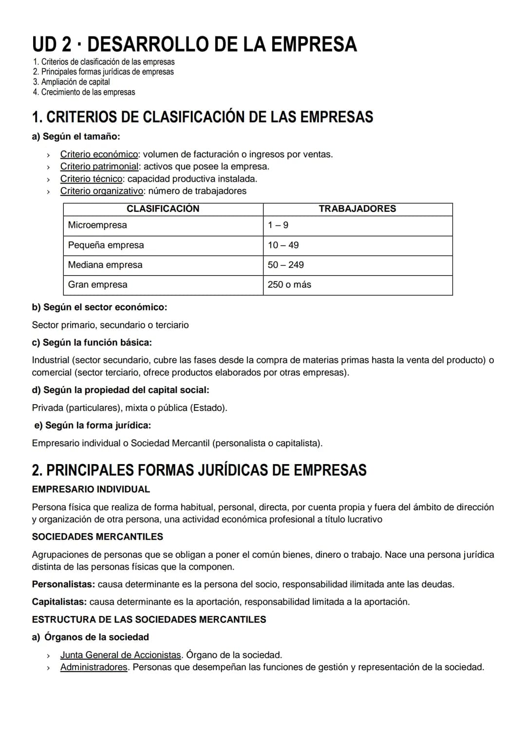 
<h2 id="unidad1introduccinalaempresa">Unidad 1: Introducción a la Empresa</h2>
<h3 id="laempresa">La empresa</h3>
<p>La empresa se define c
