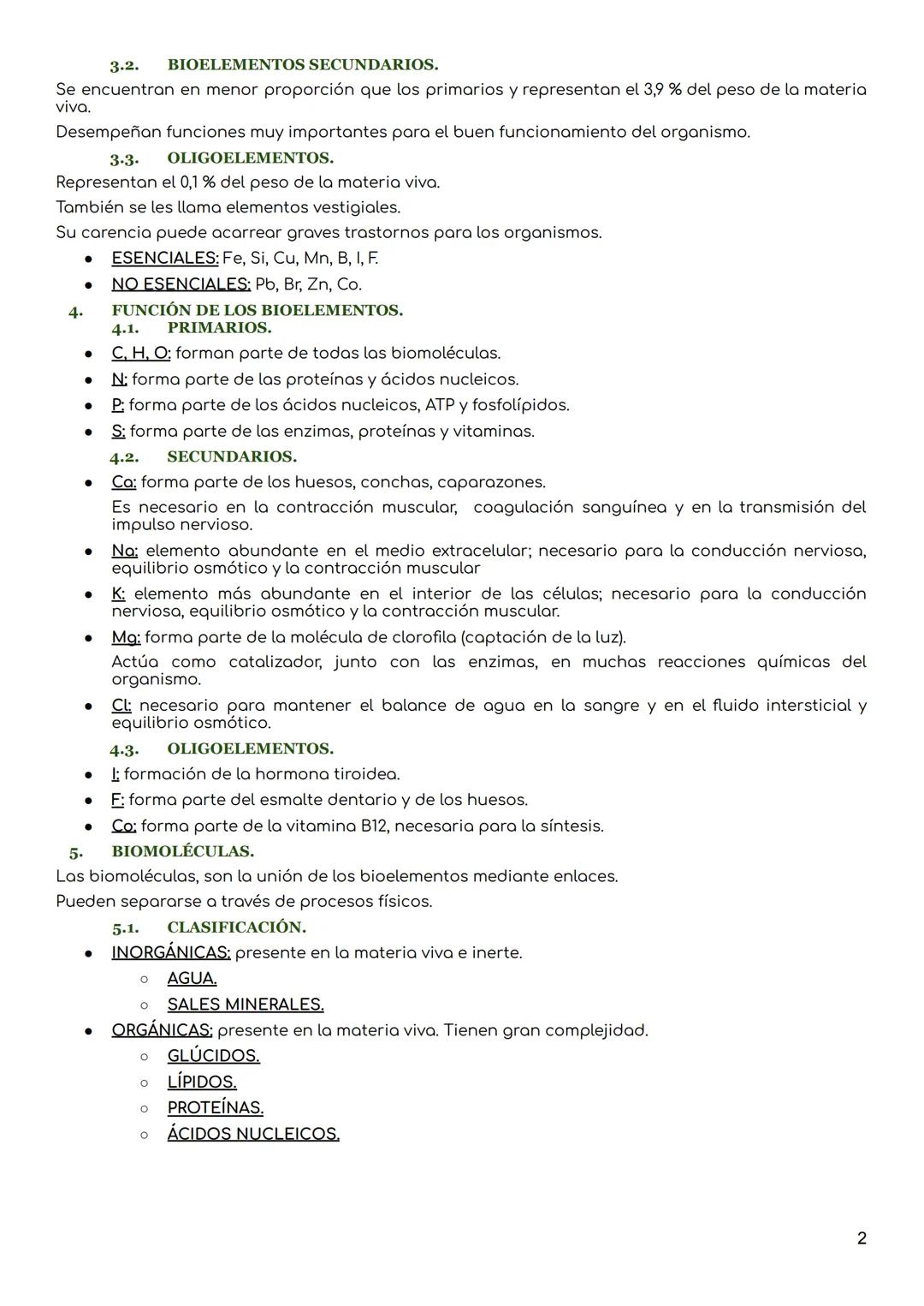 1.
Átomos y moléculas.
CARACTERÍSTICAS DE LOS SERES VIVOS.
- Tienen una estructura compleja y organizada, que consta en buena parte de moléc