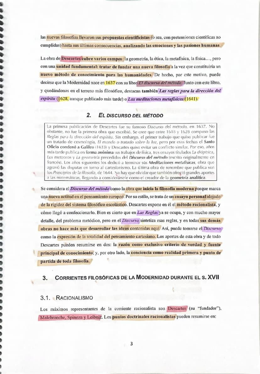 # RENÉ DESCARTES (1596-1650)

René Descartes nació en La Haya (en Turena) en 1596, en el seno de una familia acomodada,
y fue educado en el 