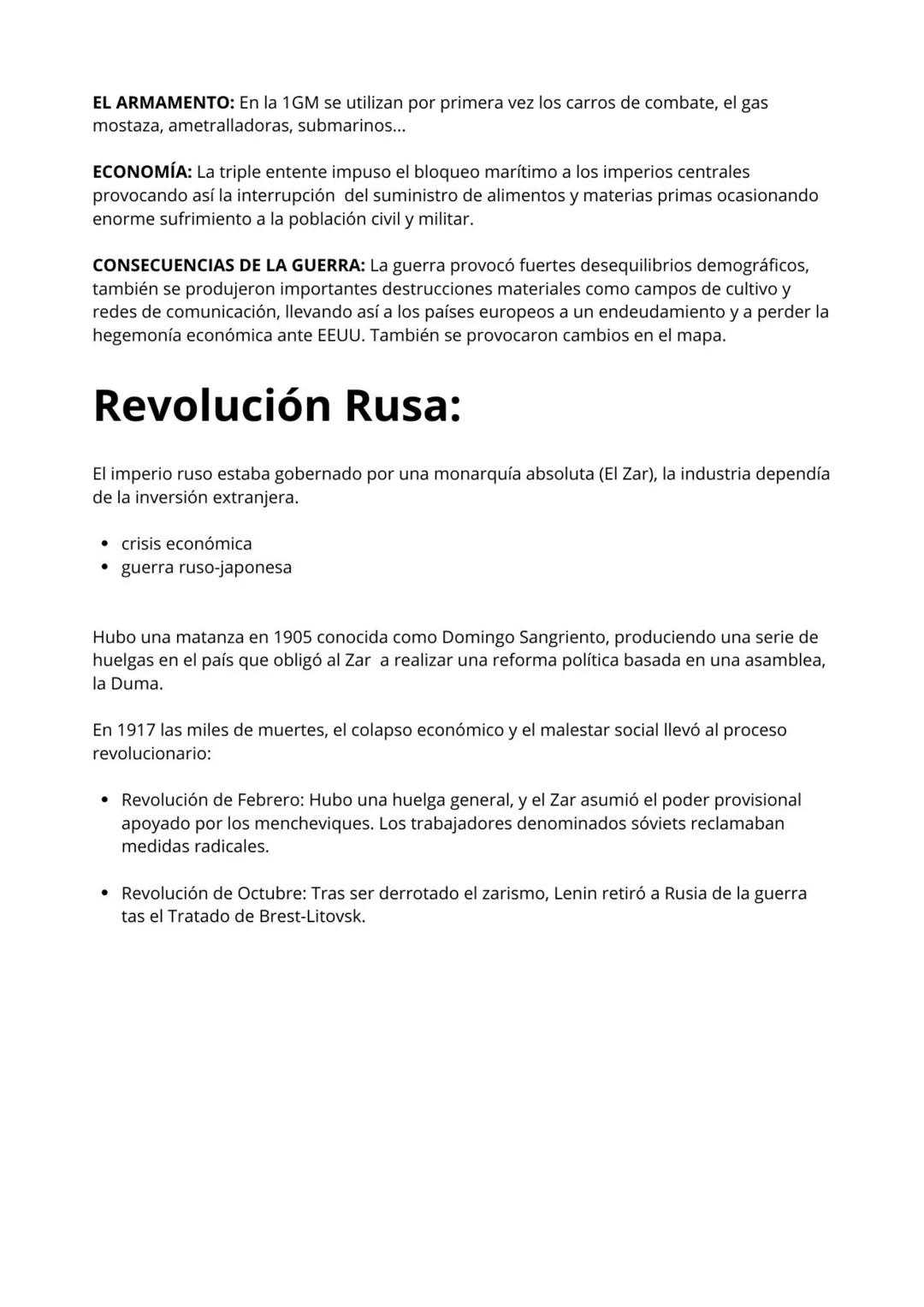 Primera Guerra Mundial:
1914-1918
• Causas:
Discrepancias coloniales por Marruecos
Nacionalismo en los Balcanes
Rivalidades económicas
Rival