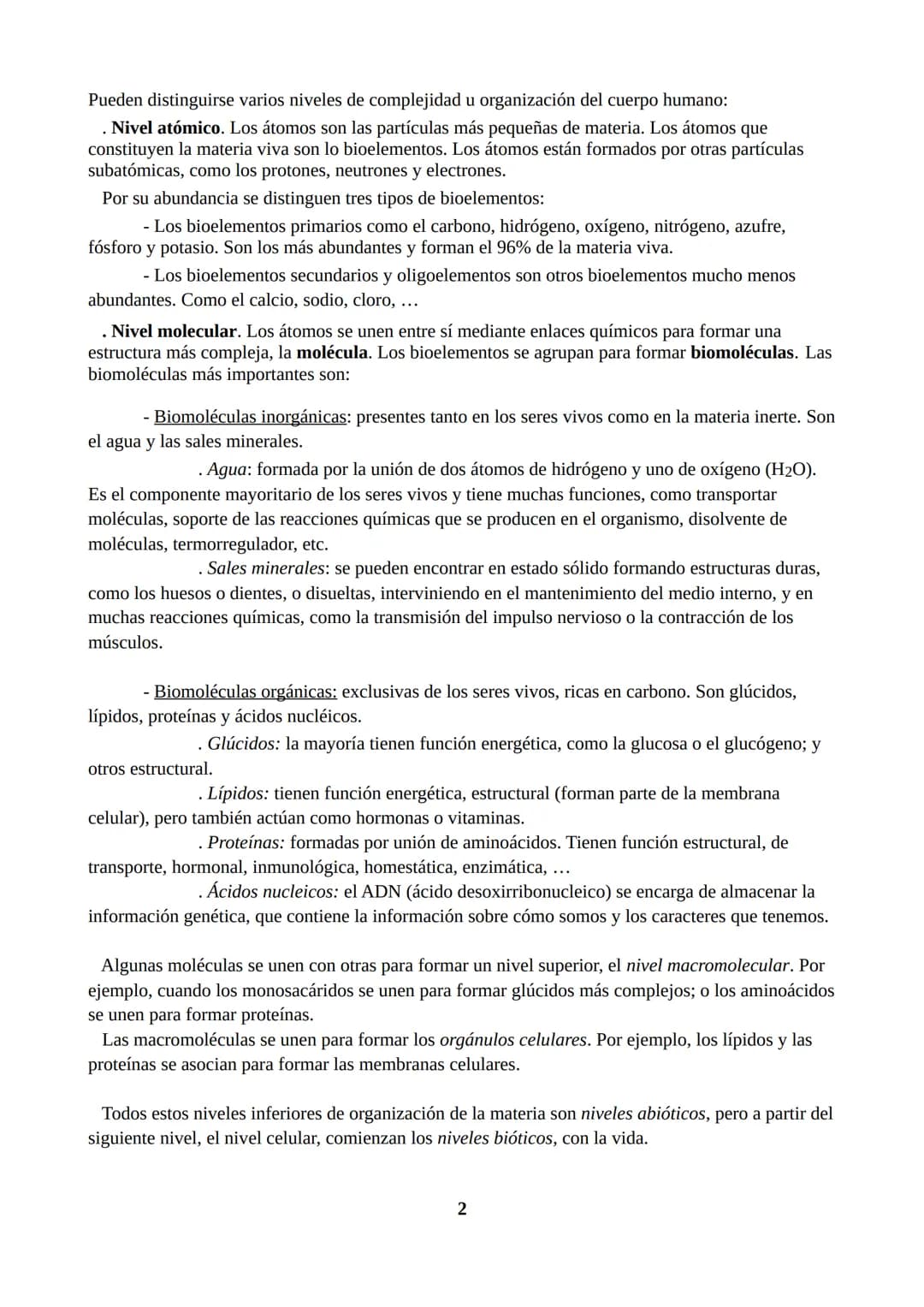 TEMA 1: ORGANIZACIÓN DEL CUERPO HUMANO
1.1. ORGANIZACIÓN DEL CUERPO HUMANO
Nuestro cuerpo tiene tres partes: cabeza, tronco y extremidades.

